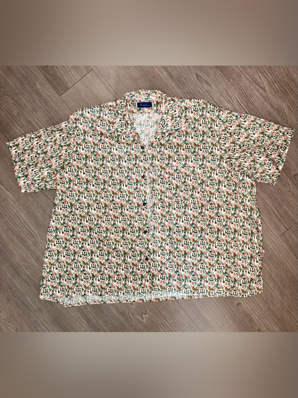 DONATING SOON- TOM JAMES Hawaiian Button-up Shirt Custom